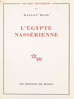 cover image of L'Égypte nassérienne